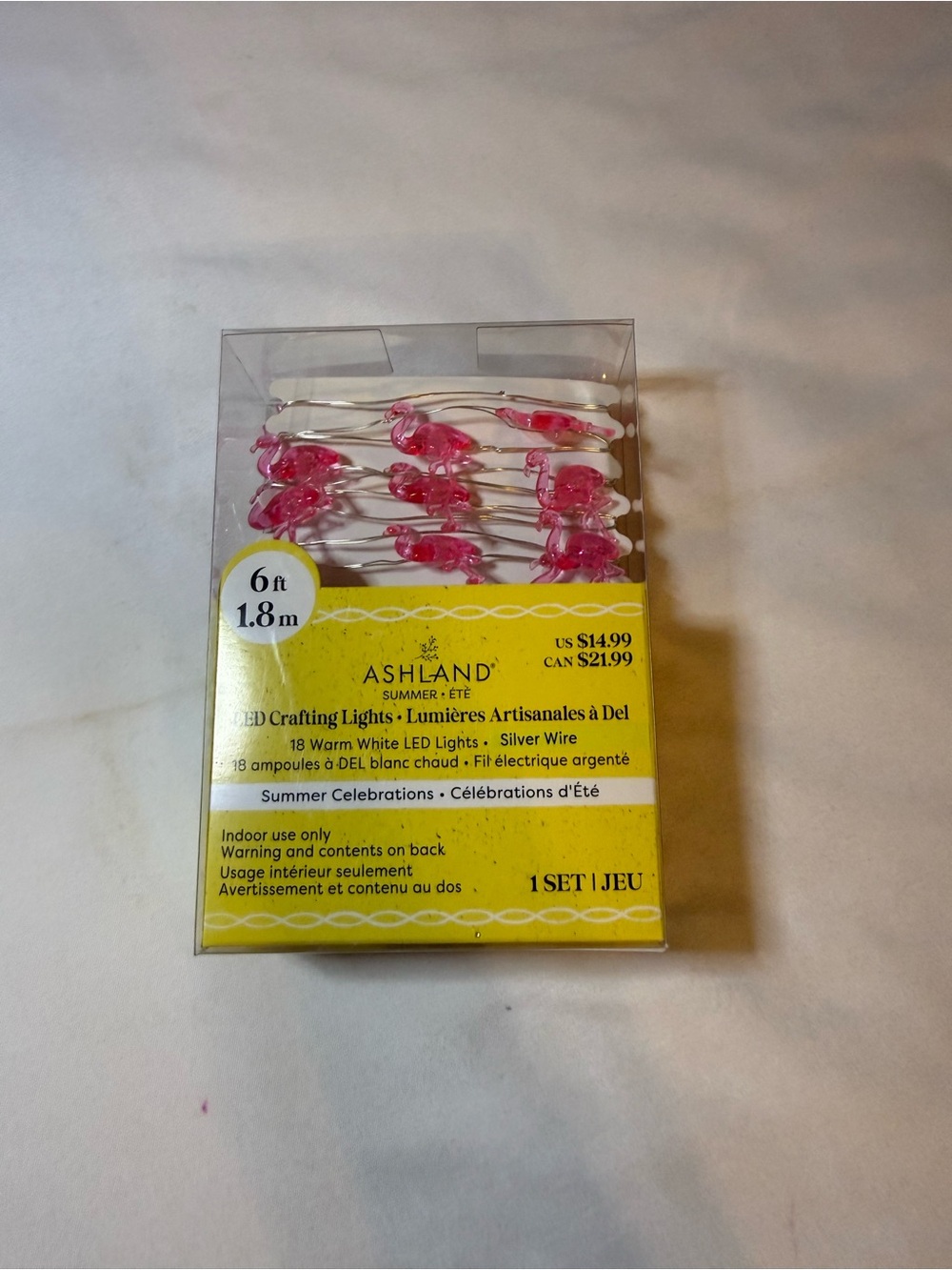 Ashland Pink Flamingo LED String Lights